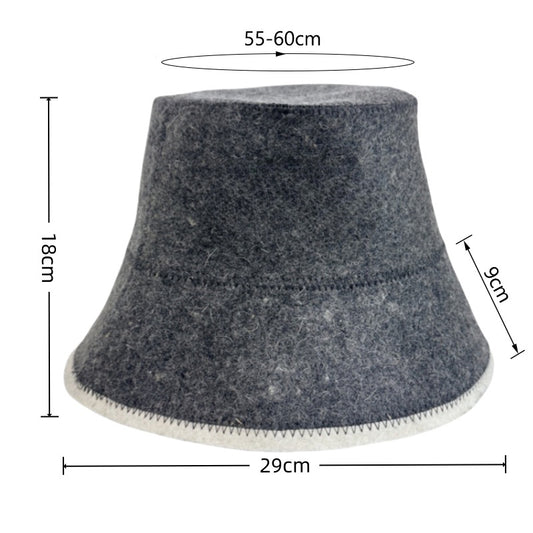 サウナハット サイズ(頭囲55〜60cm・高さ18cm)